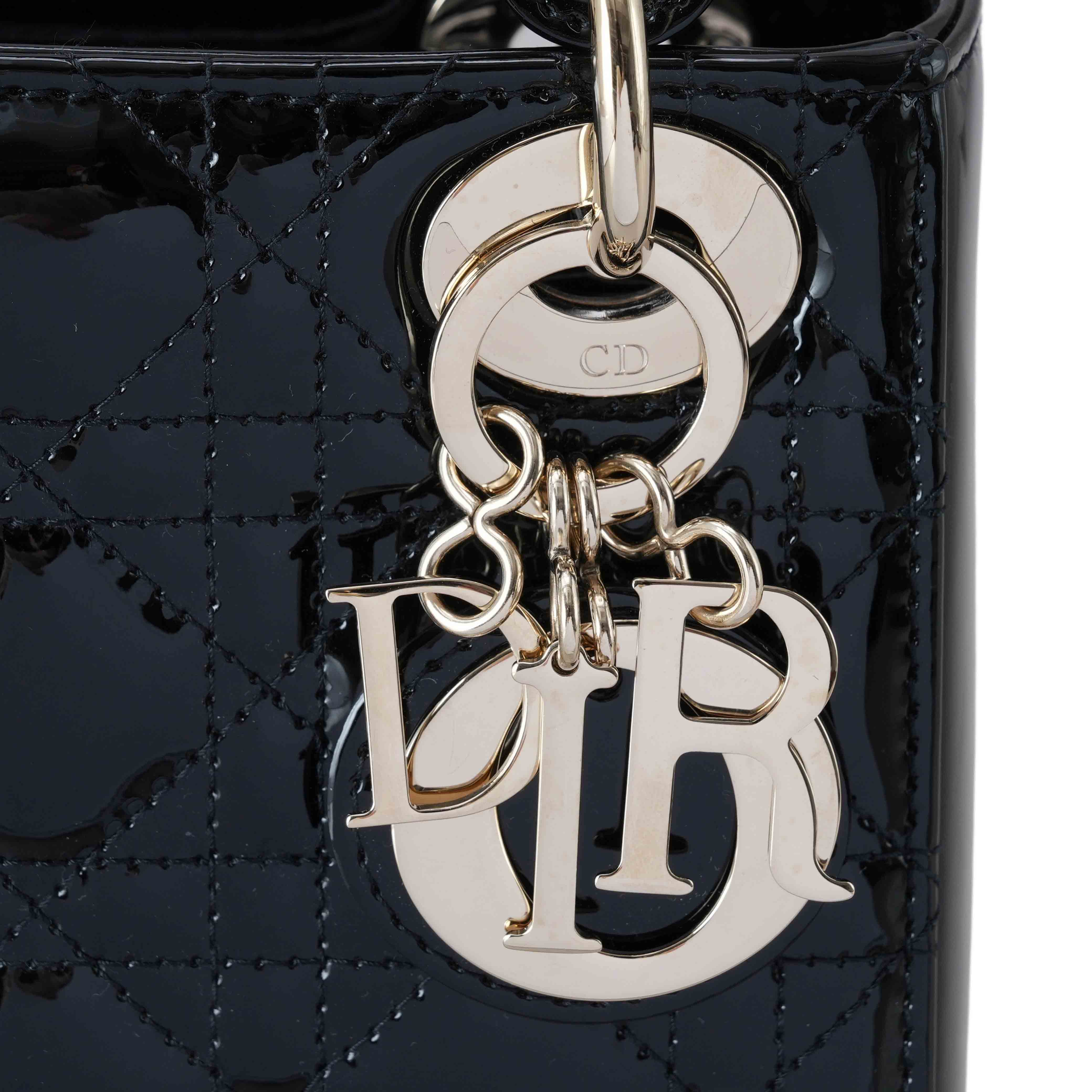 CHRISTIAN DIOR(USED)크리스찬디올 레이디디올 페이던트 미니백